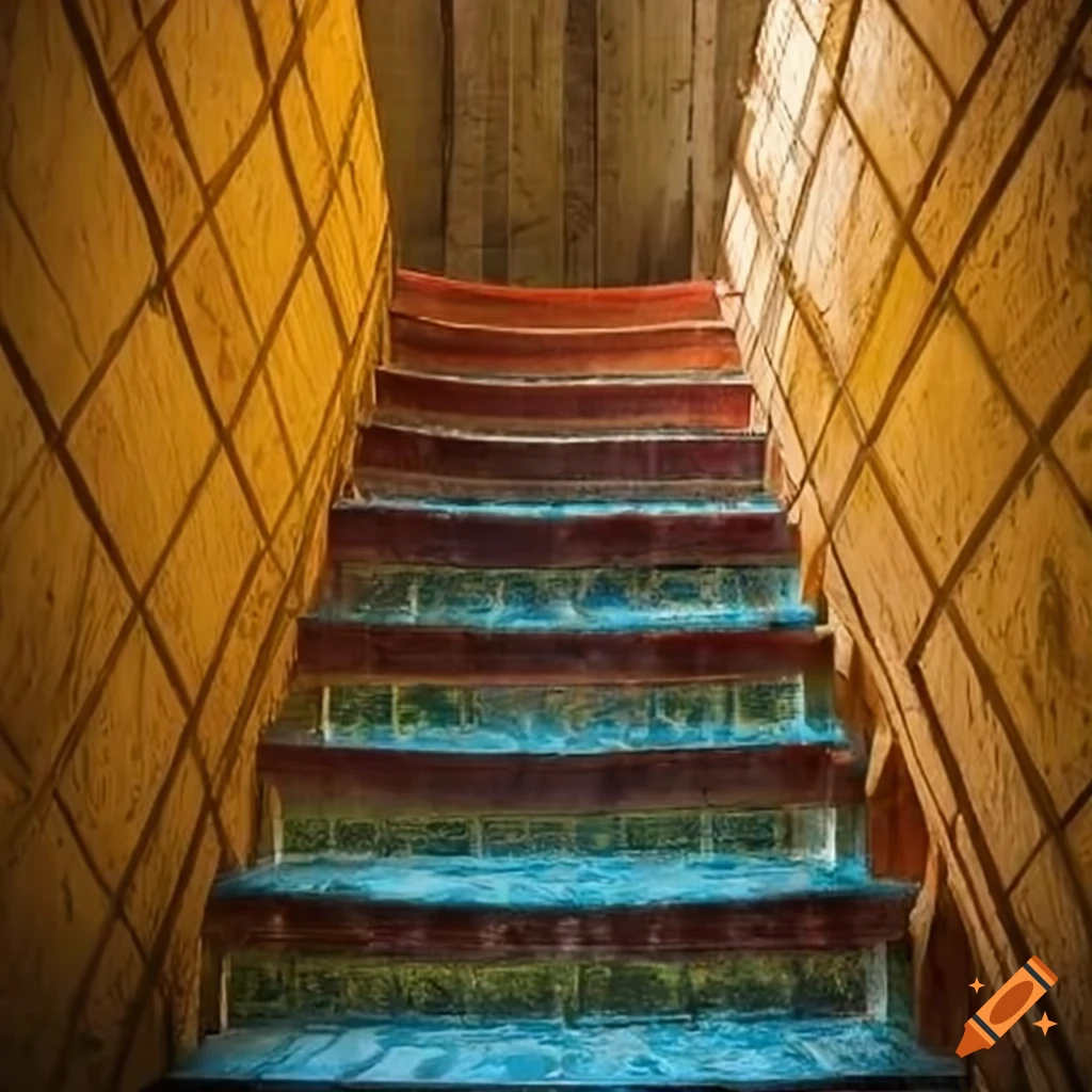 multicolor staircase