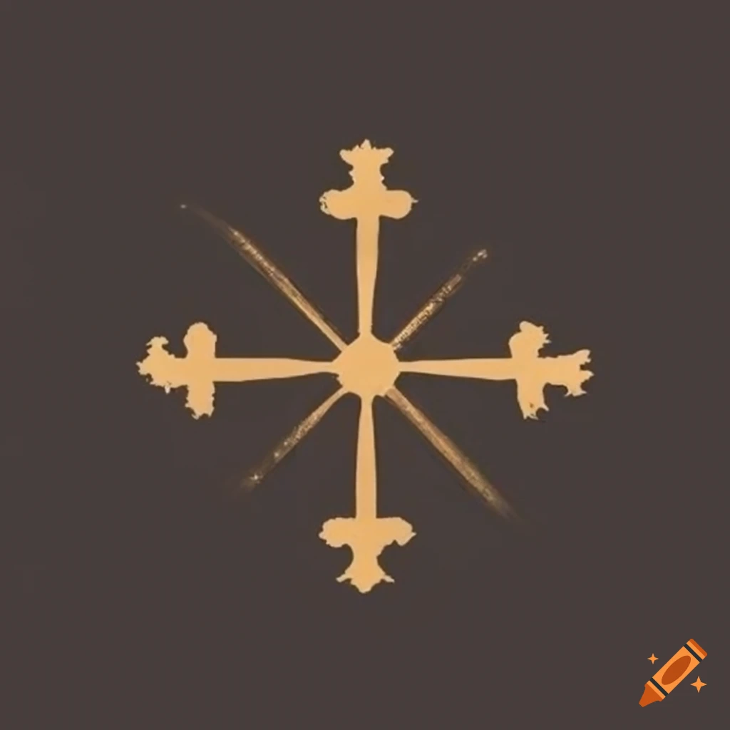 detailed flag symbolizing an esoteric dark academia nation