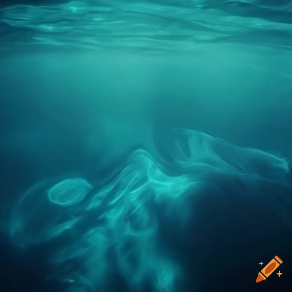 Underwater dappled moiré patterns of light