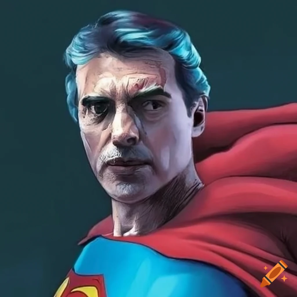 Superman Stripverhaal Staand