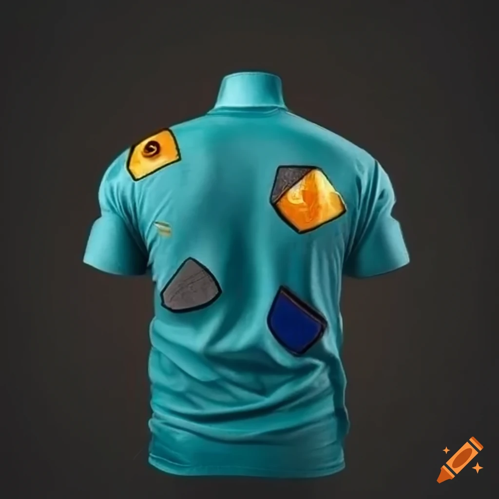 Picture Of A T shirt With Multiple Patches On Craiyon