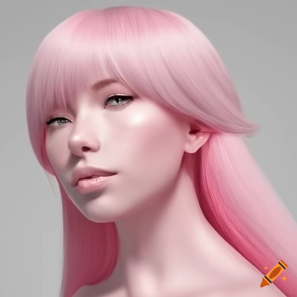 High Quality Image Of Pastel Pink Hair