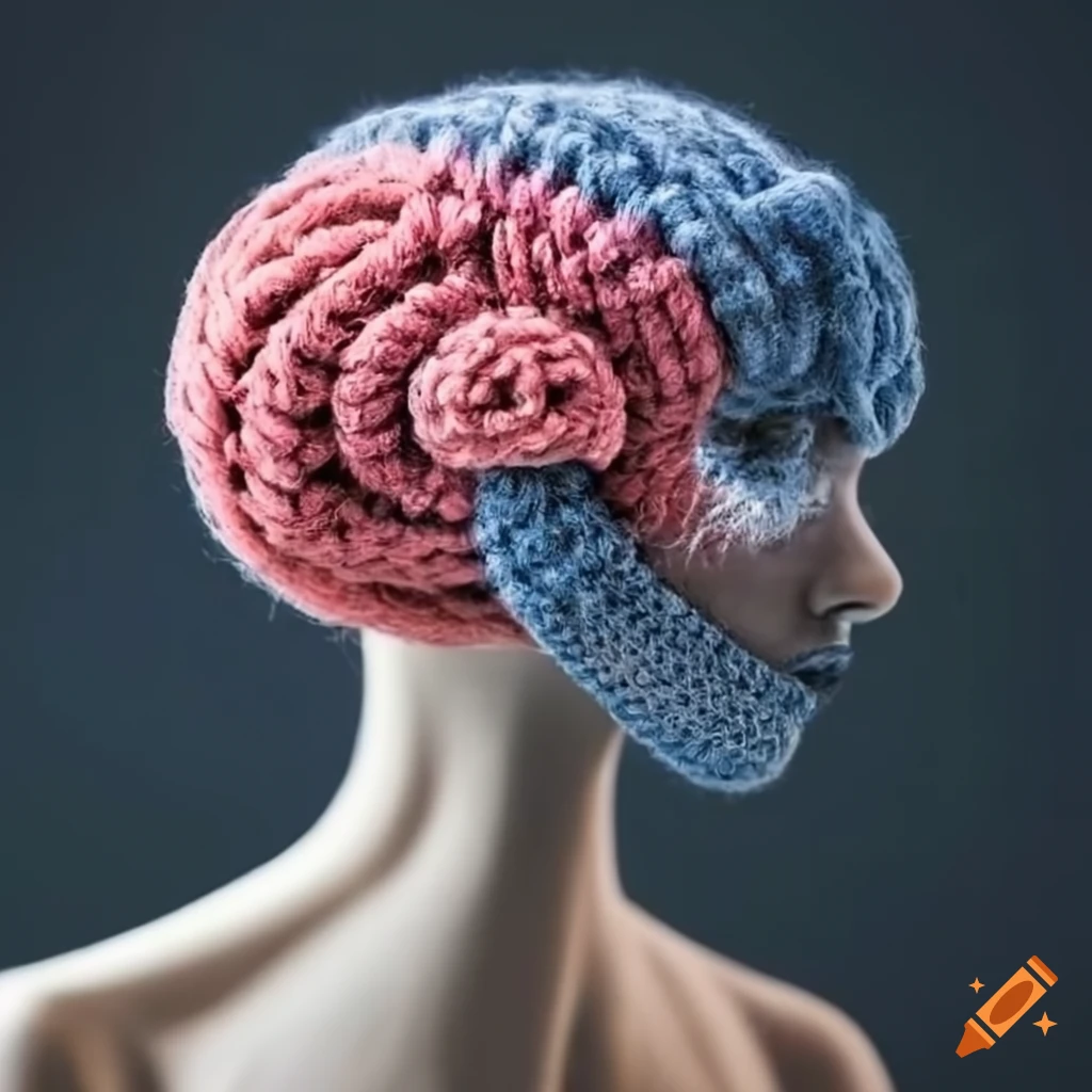 wool knitted brains