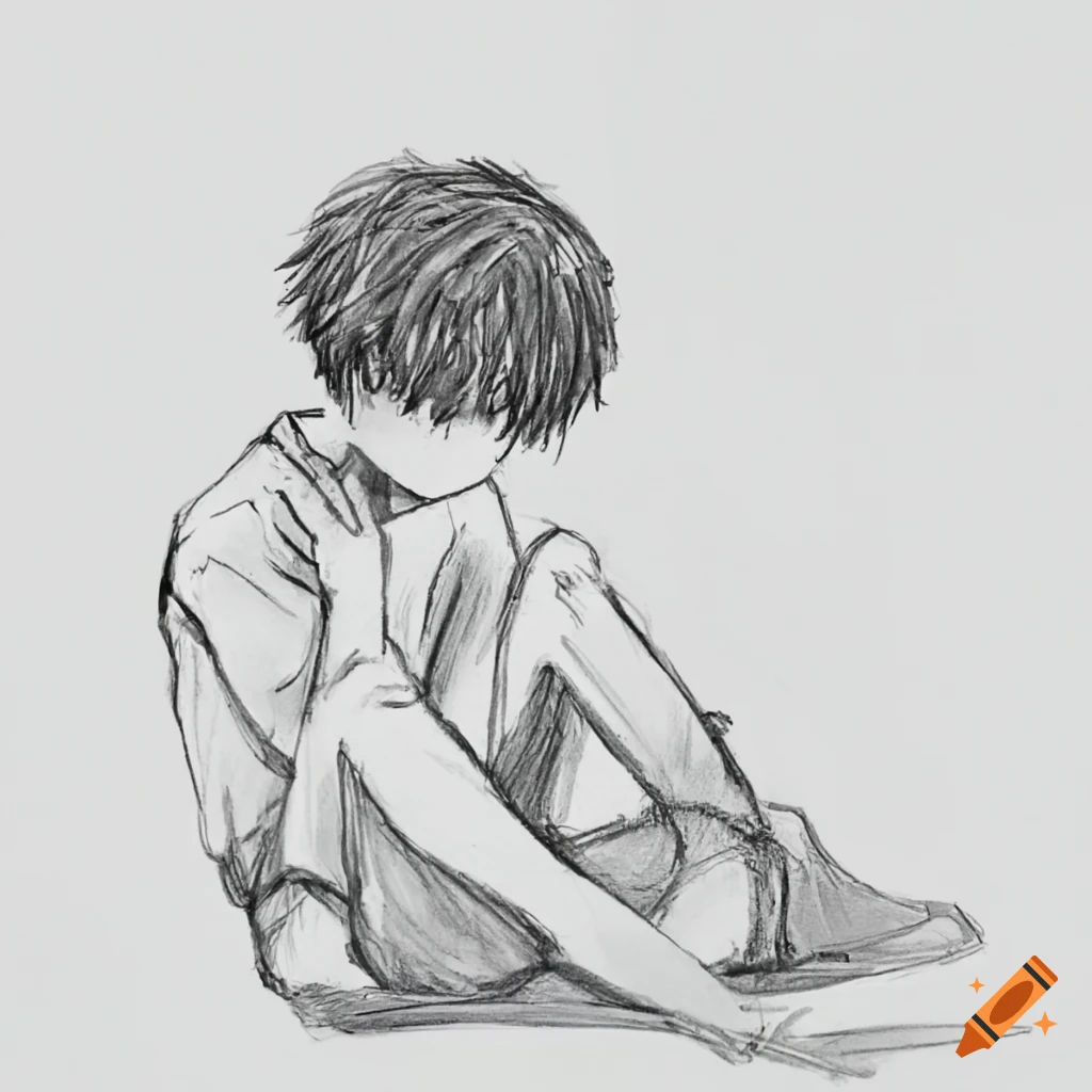 Pencil Sketch of a Boy, Easy Drawing Tutorial | PeakD