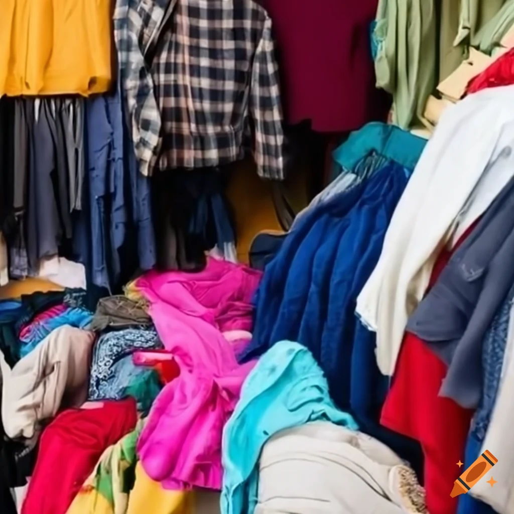disorganized-pile-of-clothes-on-craiyon