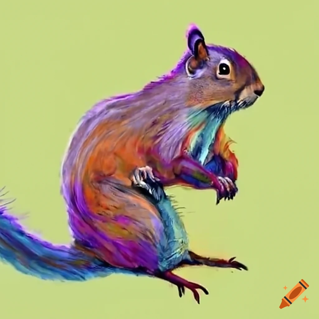 Squirrel Attacking A Person On Craiyon