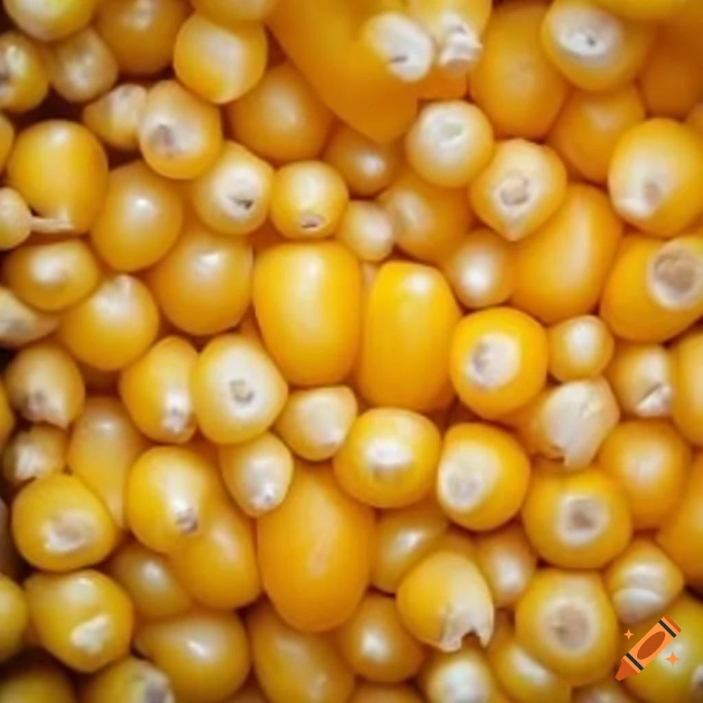 100 popcorn kernels being cooked over time visualization on Craiyon