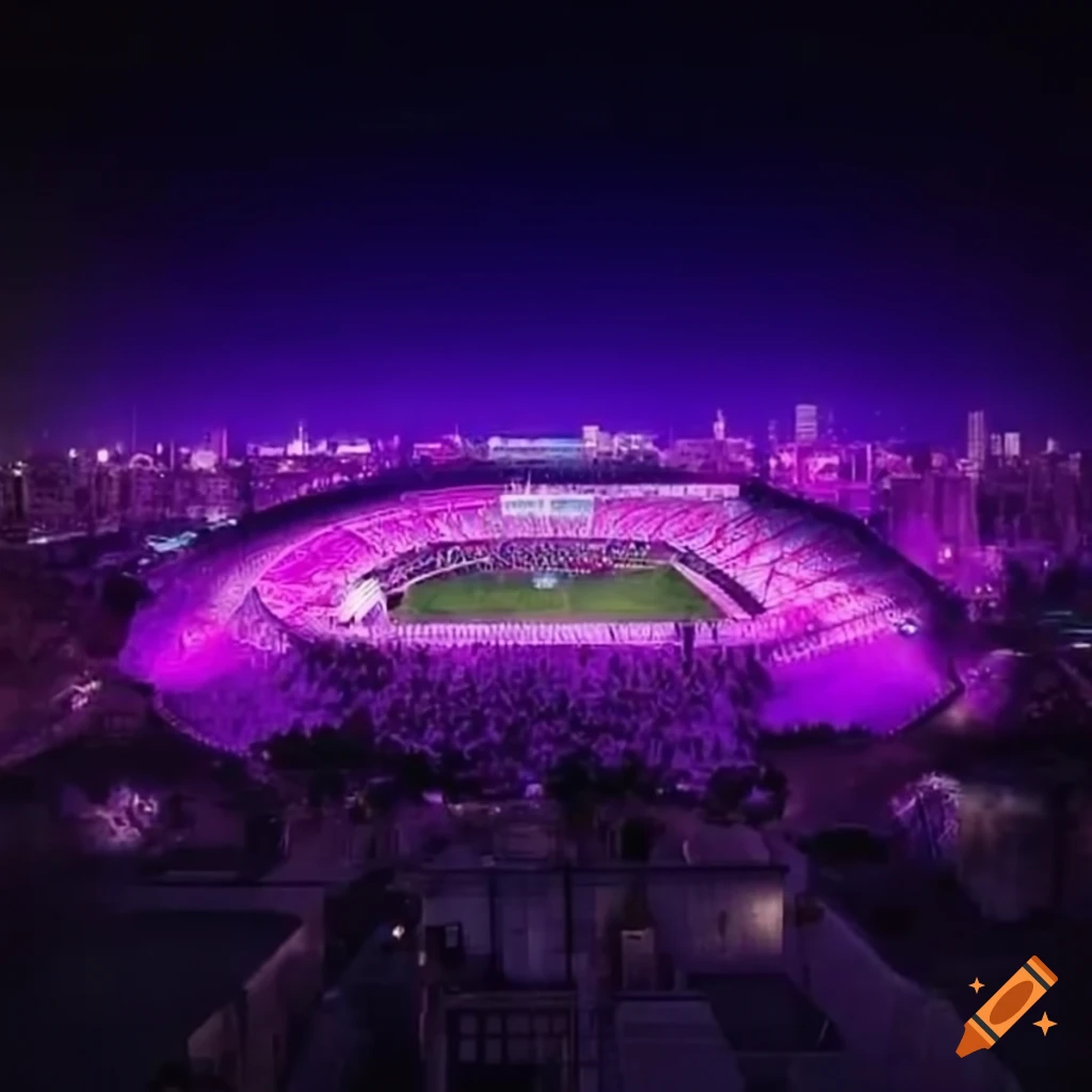 Kraken-inspired purple football stadium in Mazatlán