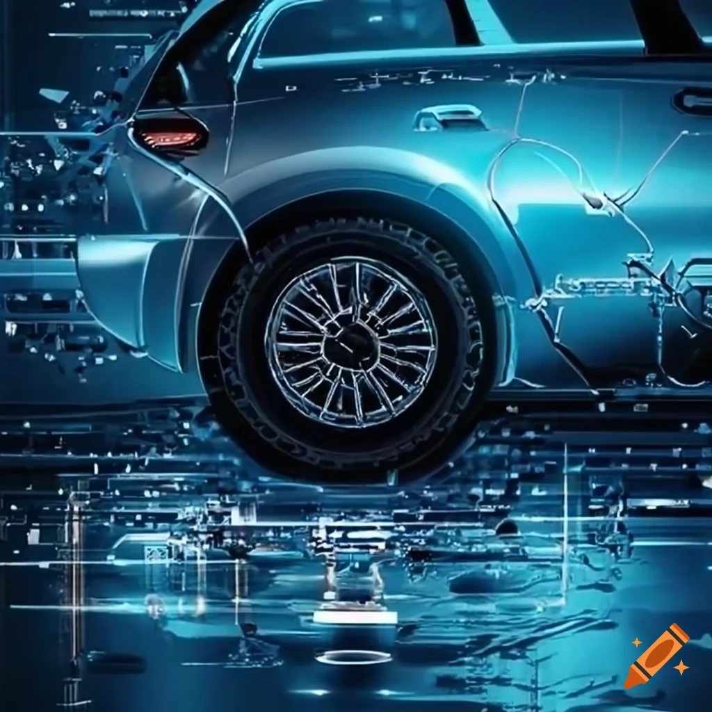 Innovative technology in the automotive industry on Craiyon