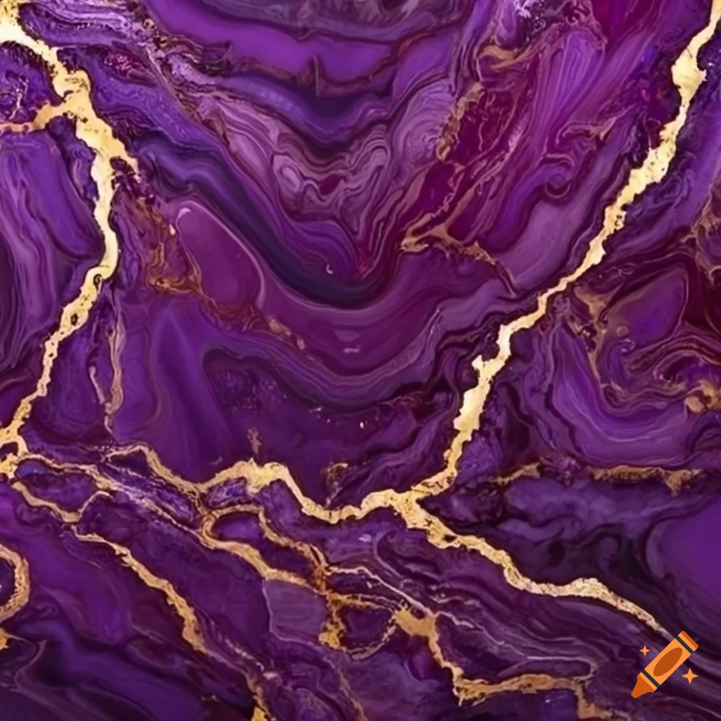 high-quality violet marble texture with gold veins
