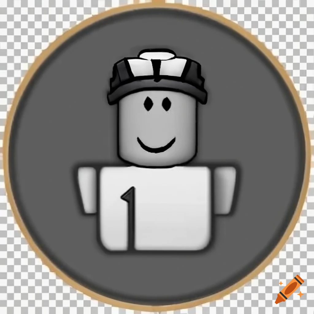 Roblox badge icon with the word 