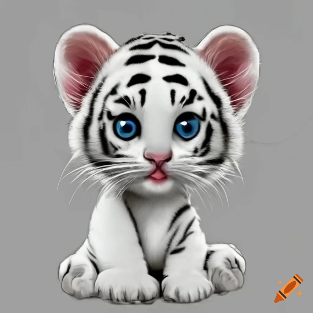 cute baby white tiger pictures