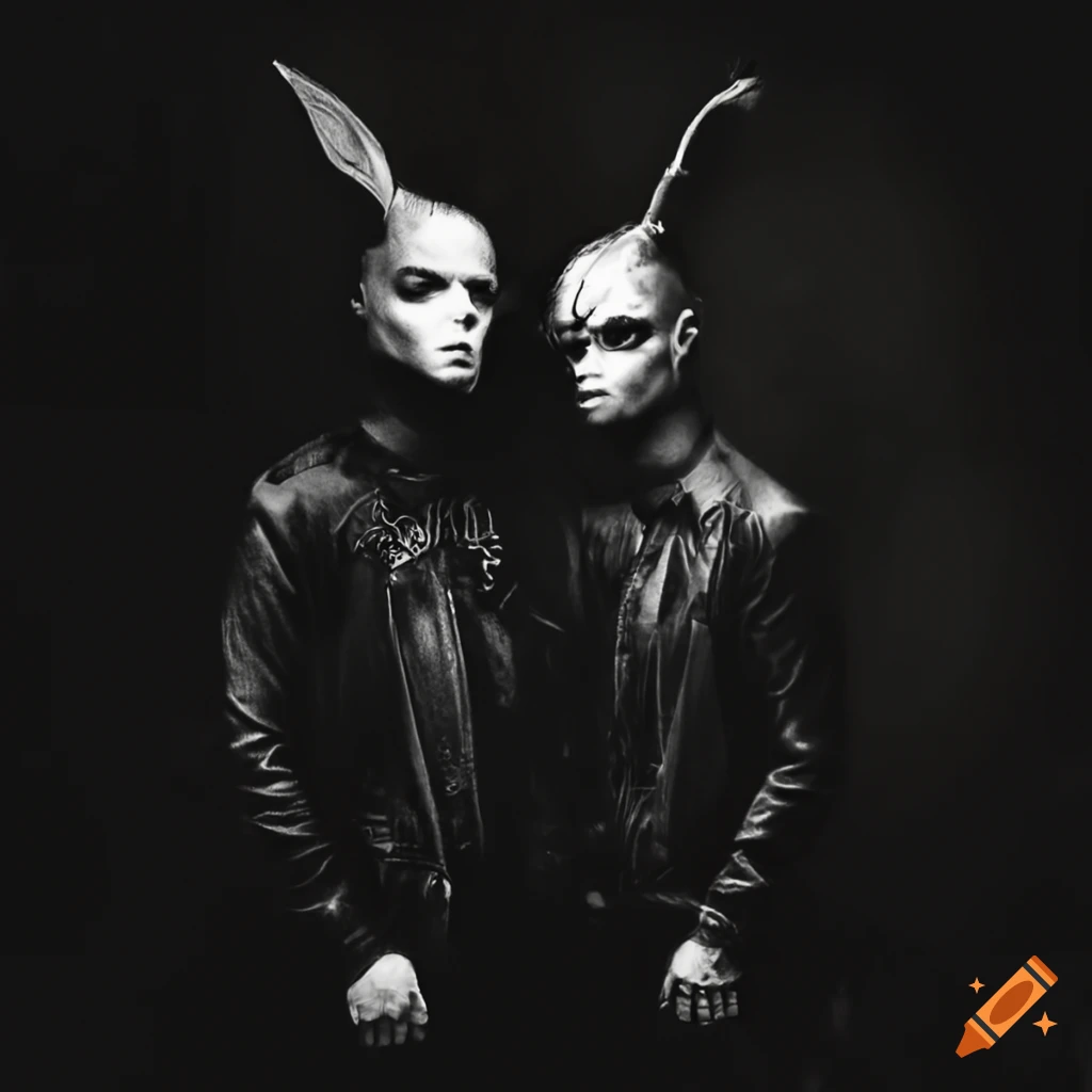 official single cover for the black metal band Bunny Boys