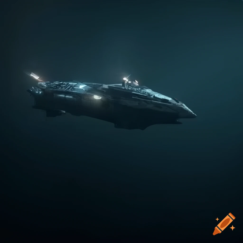 Realistic Space Ship In K Resolution