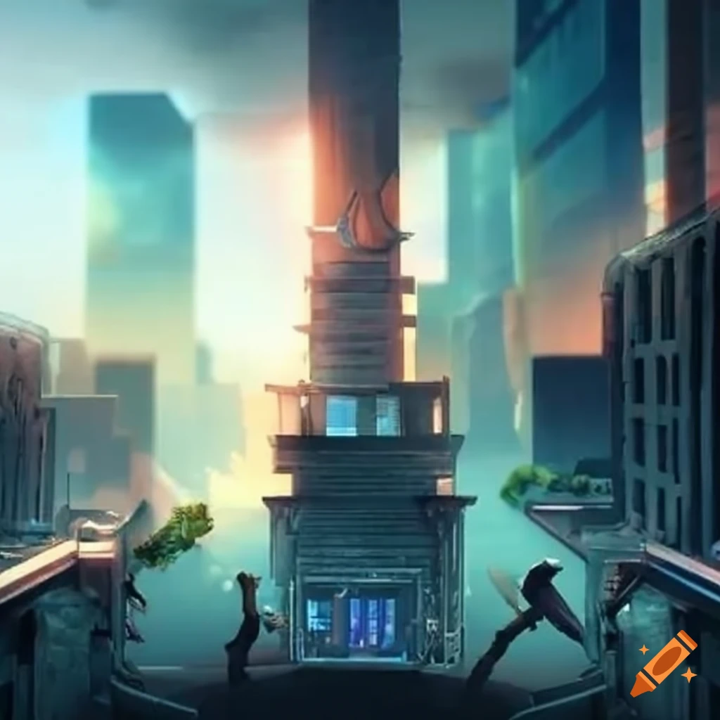 servers performing parkour