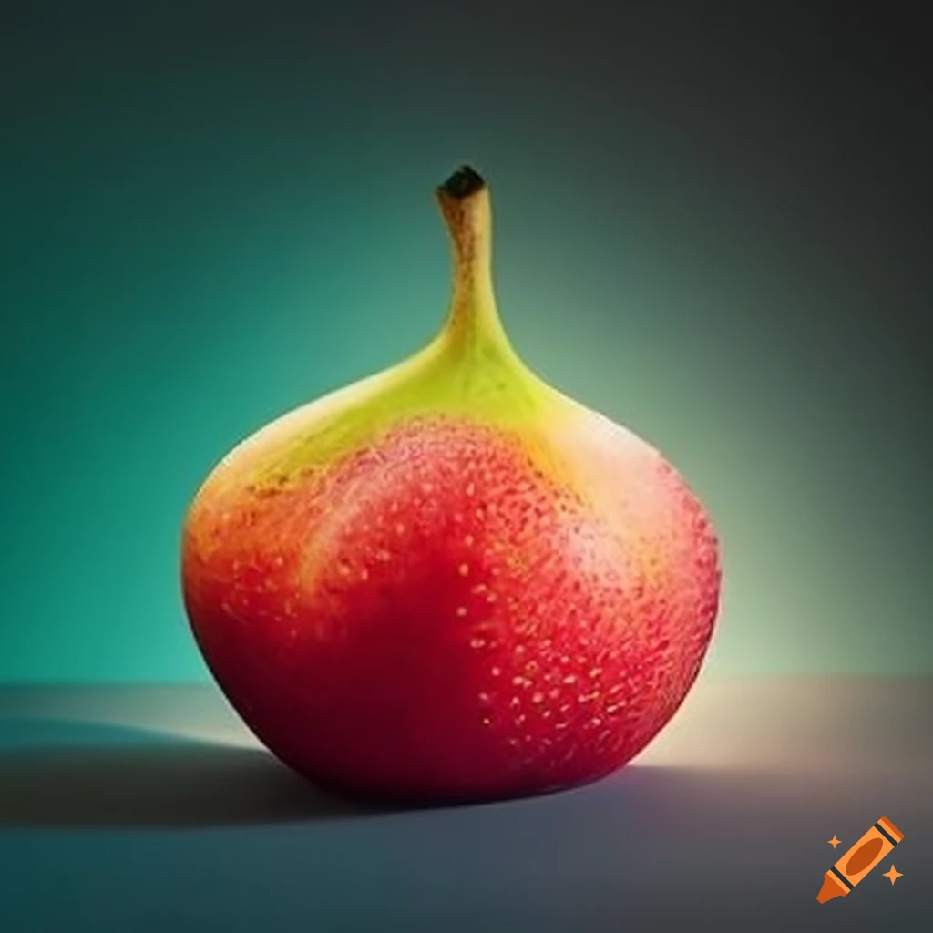 Fruit design for shower curtain on Craiyon