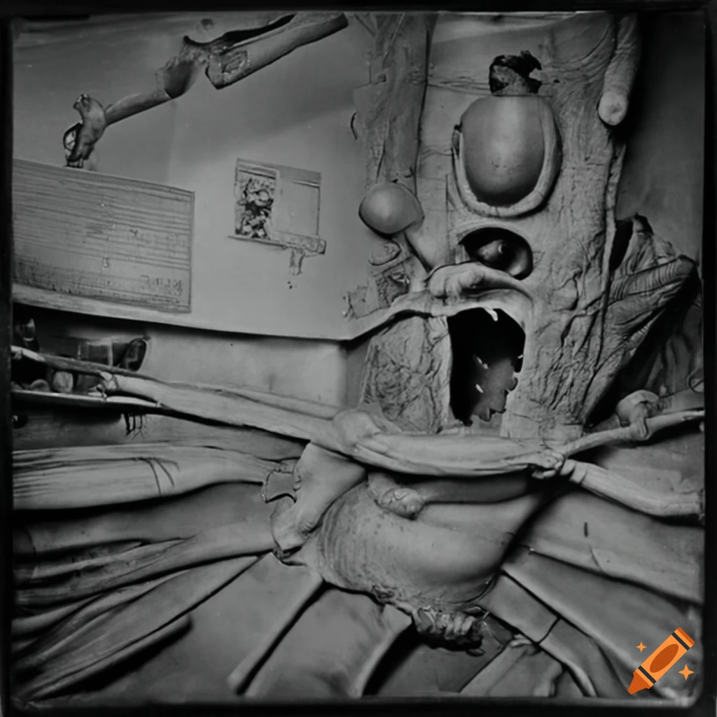 black and white photograph of SCP-3000