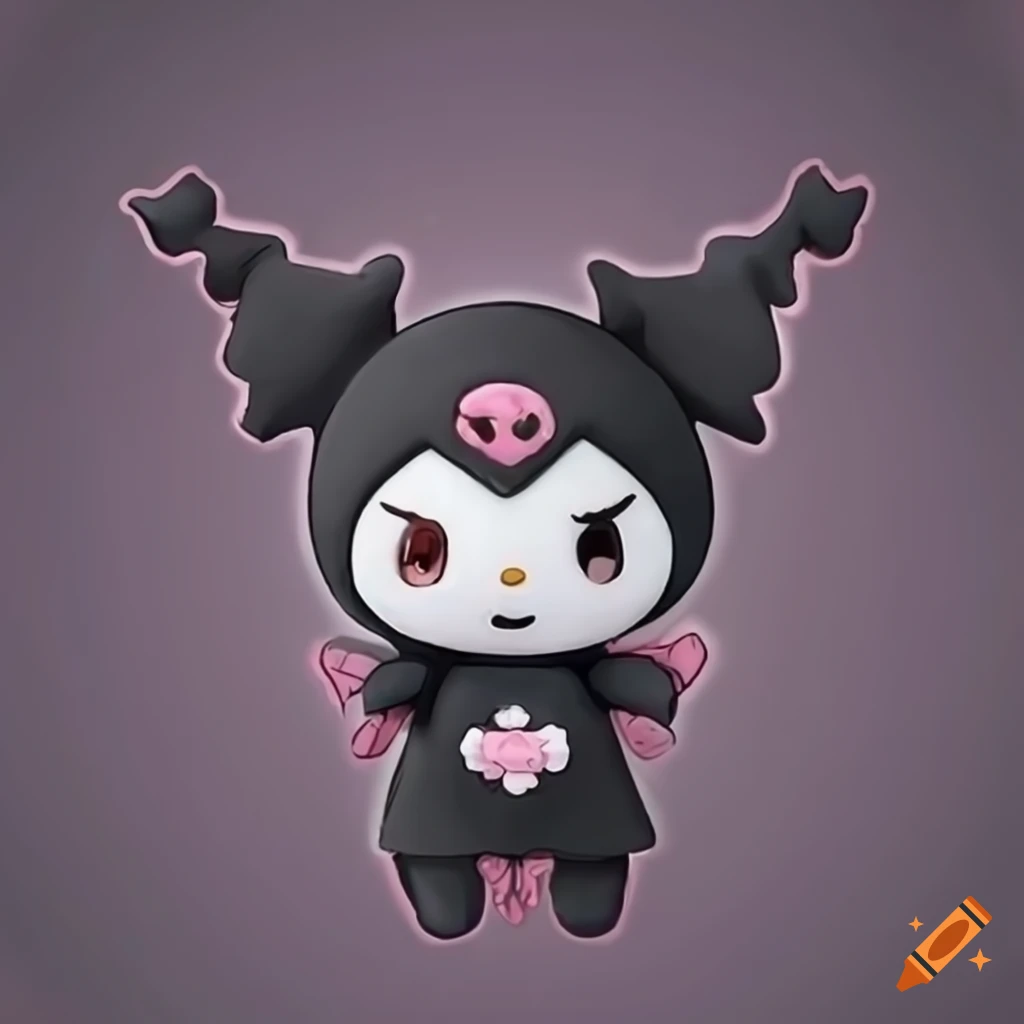 high quality image of cute black character