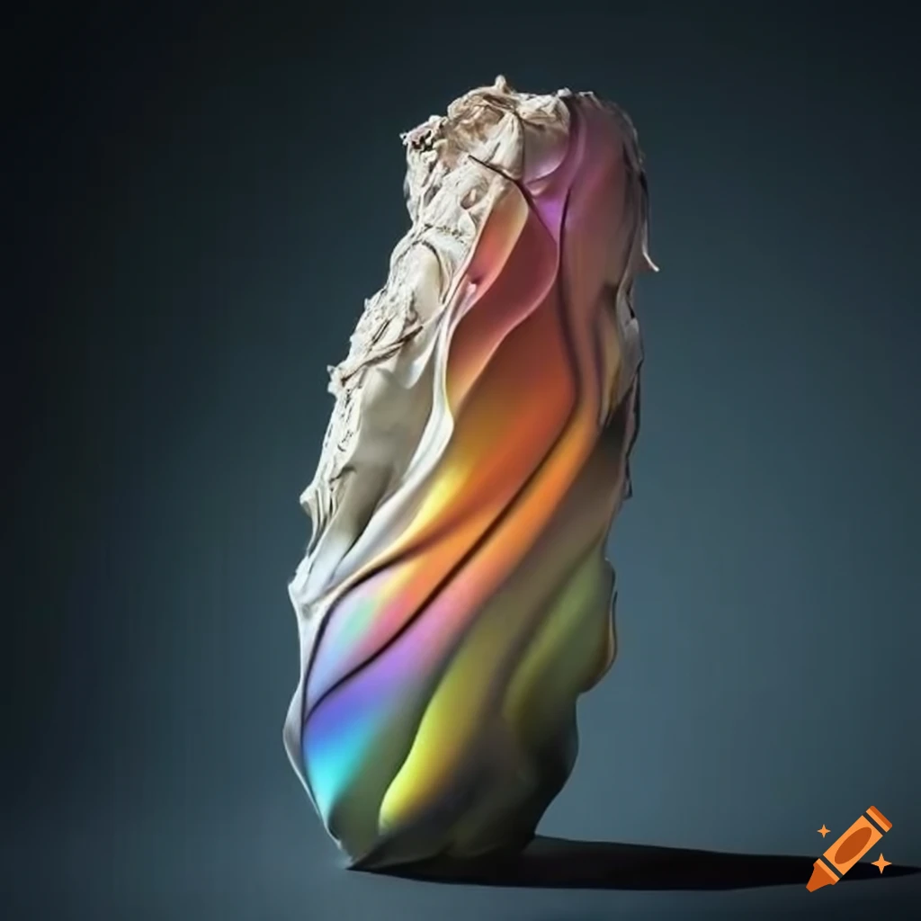 sculpted prismatic light art