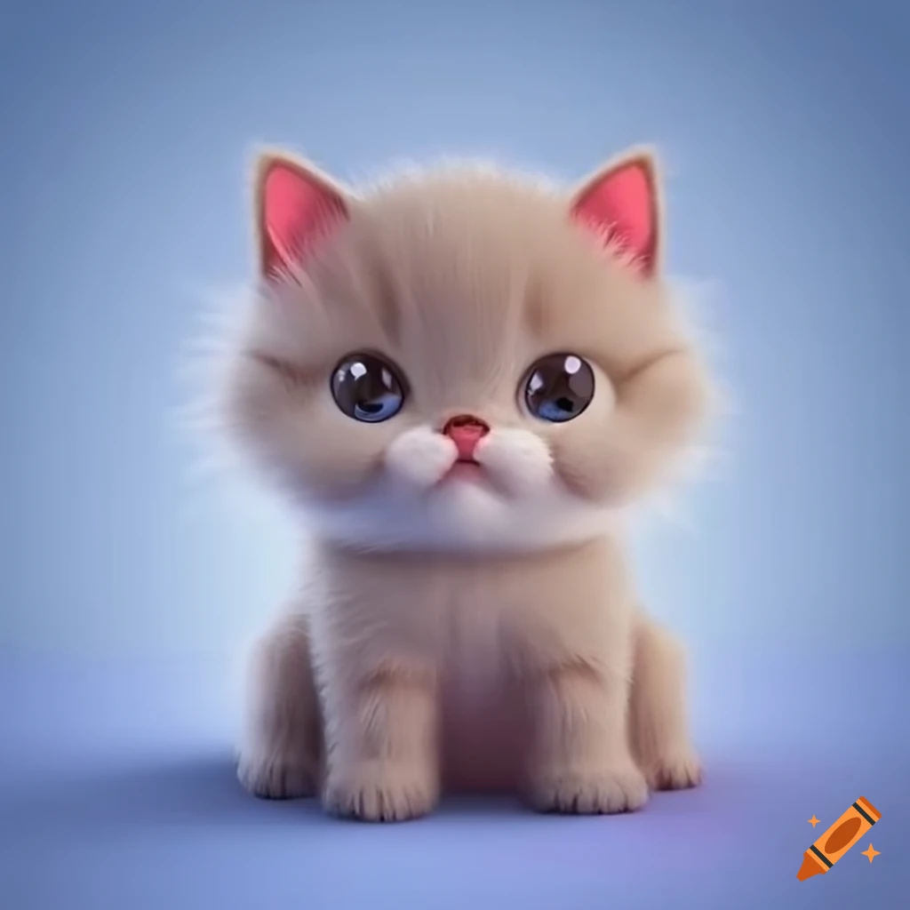 cute 3D kitten