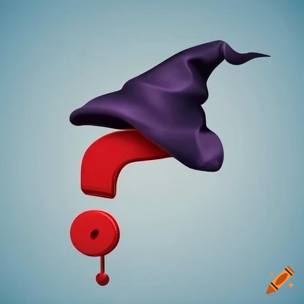 question mark wizard hat