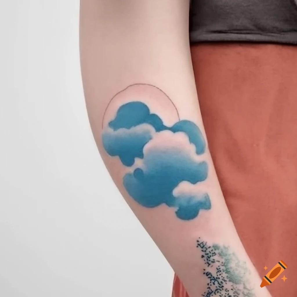 Cloud Tattoos for Men | Sky tattoos, Tattoo background, Cloud tattoo