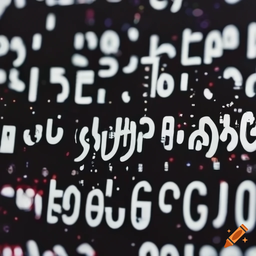 Creative word cloud with random lyrics on craiyon