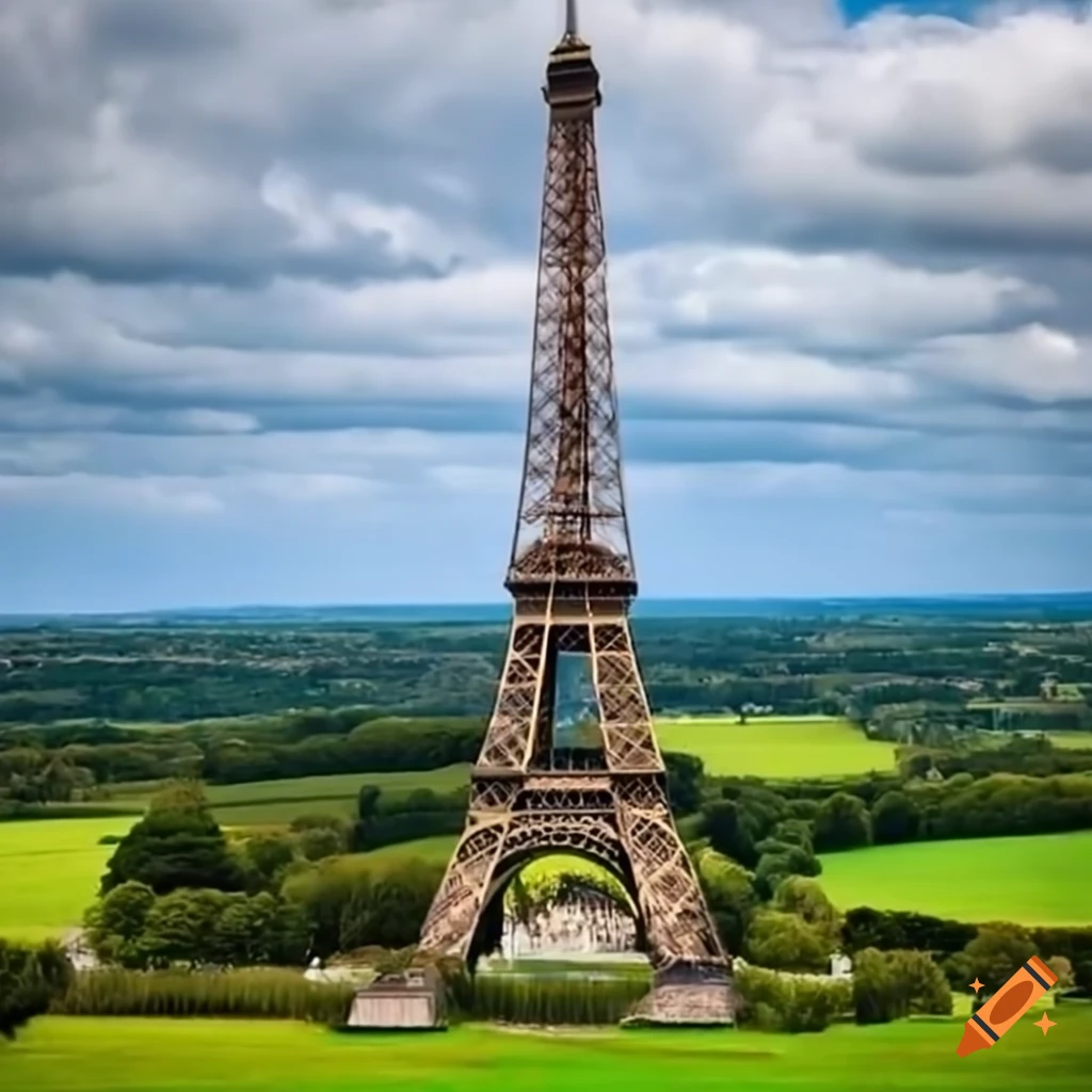 Eiffel Tower in the Irish countryside
