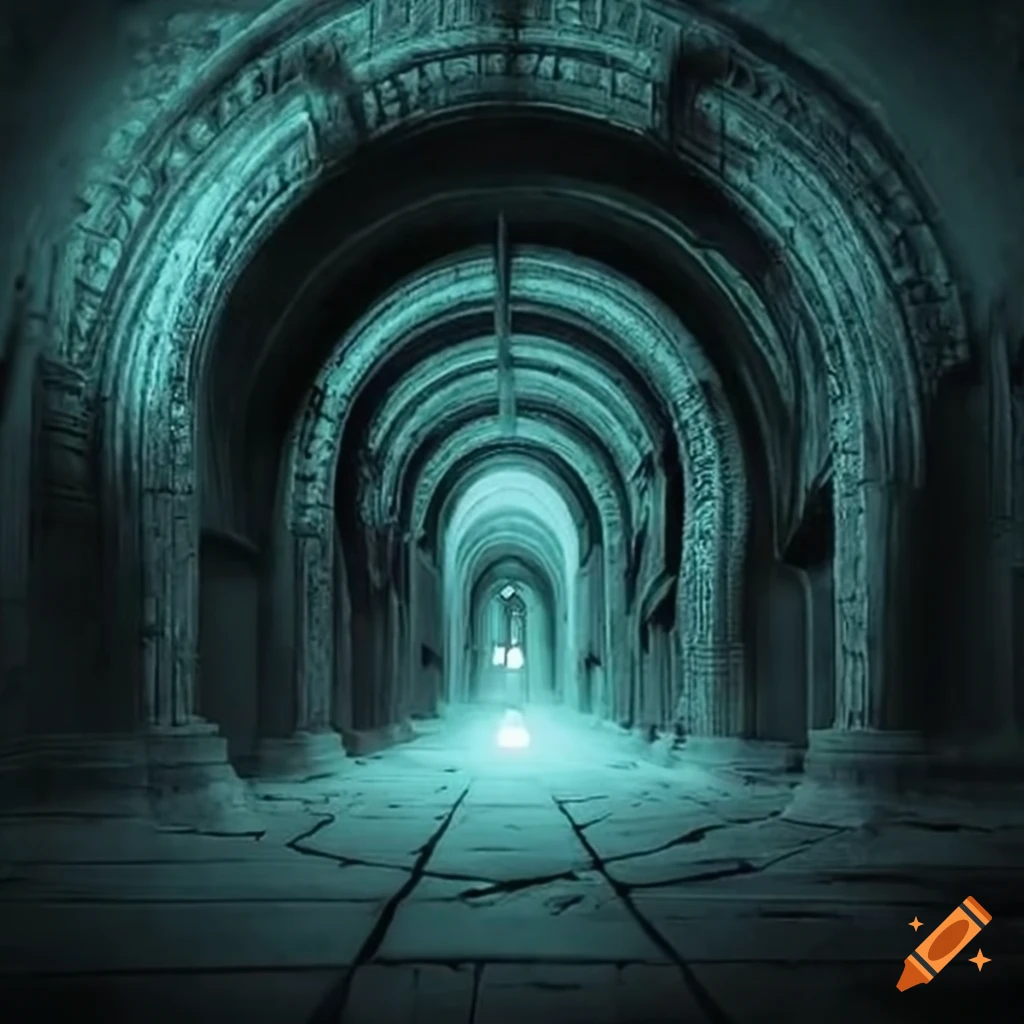ominous entrance to a labyrinth