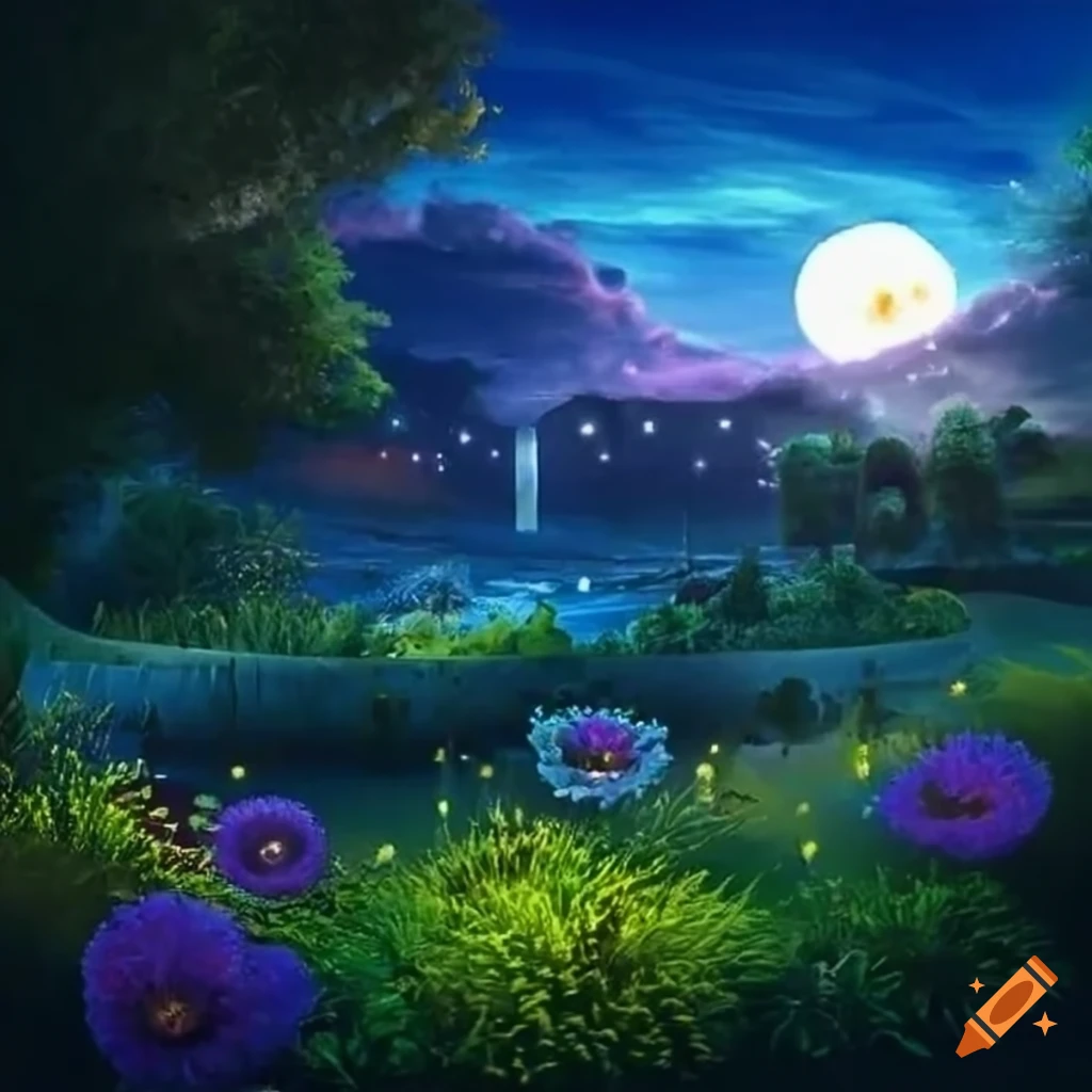 Night falls and adventure awaits with the newest moonlit garden