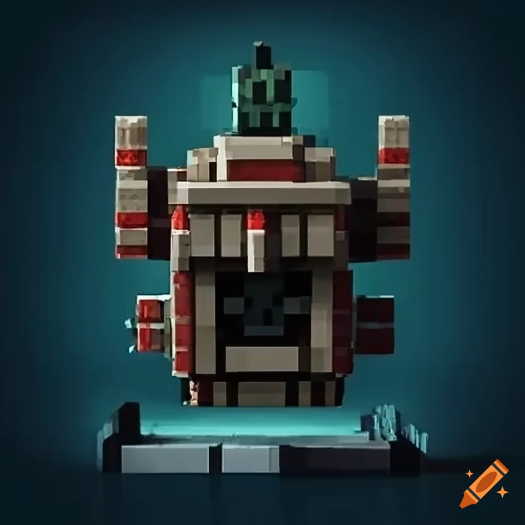 Image of command block minecarts on Craiyon