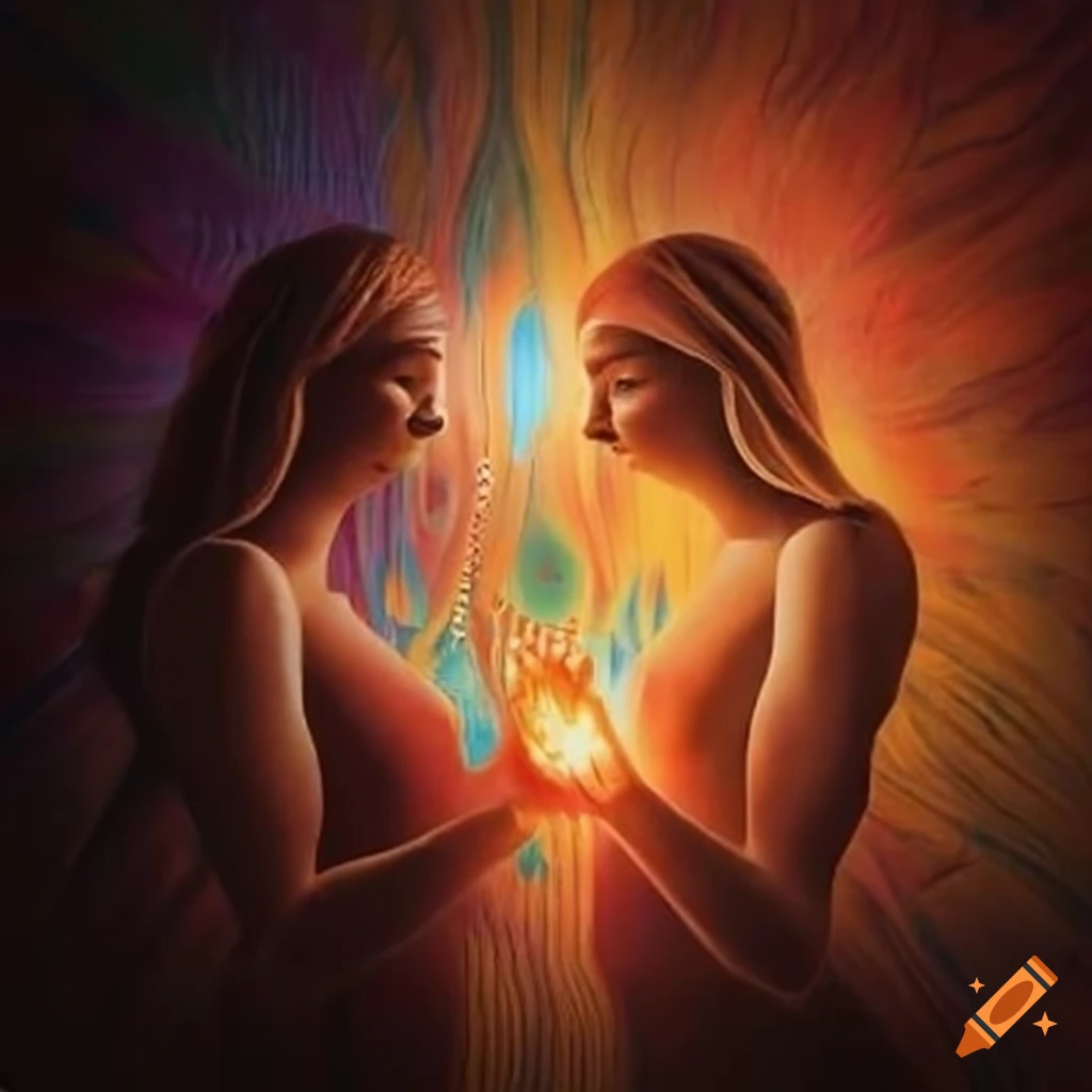 image depicting a healing connection