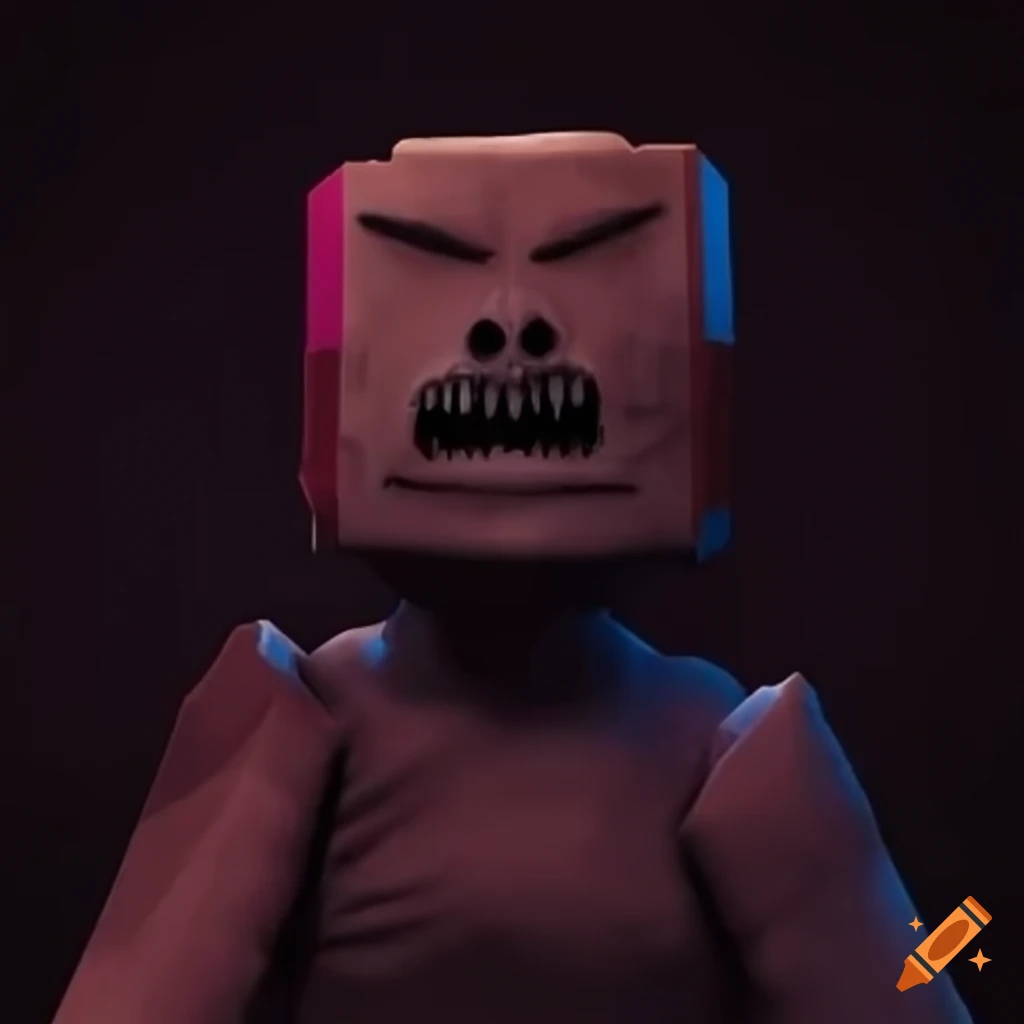 image of a blocky undead creature