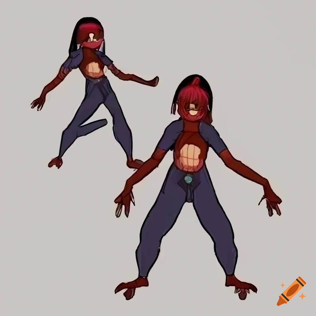 fullbody-illustration-of-a-character-splatting-on-craiyon