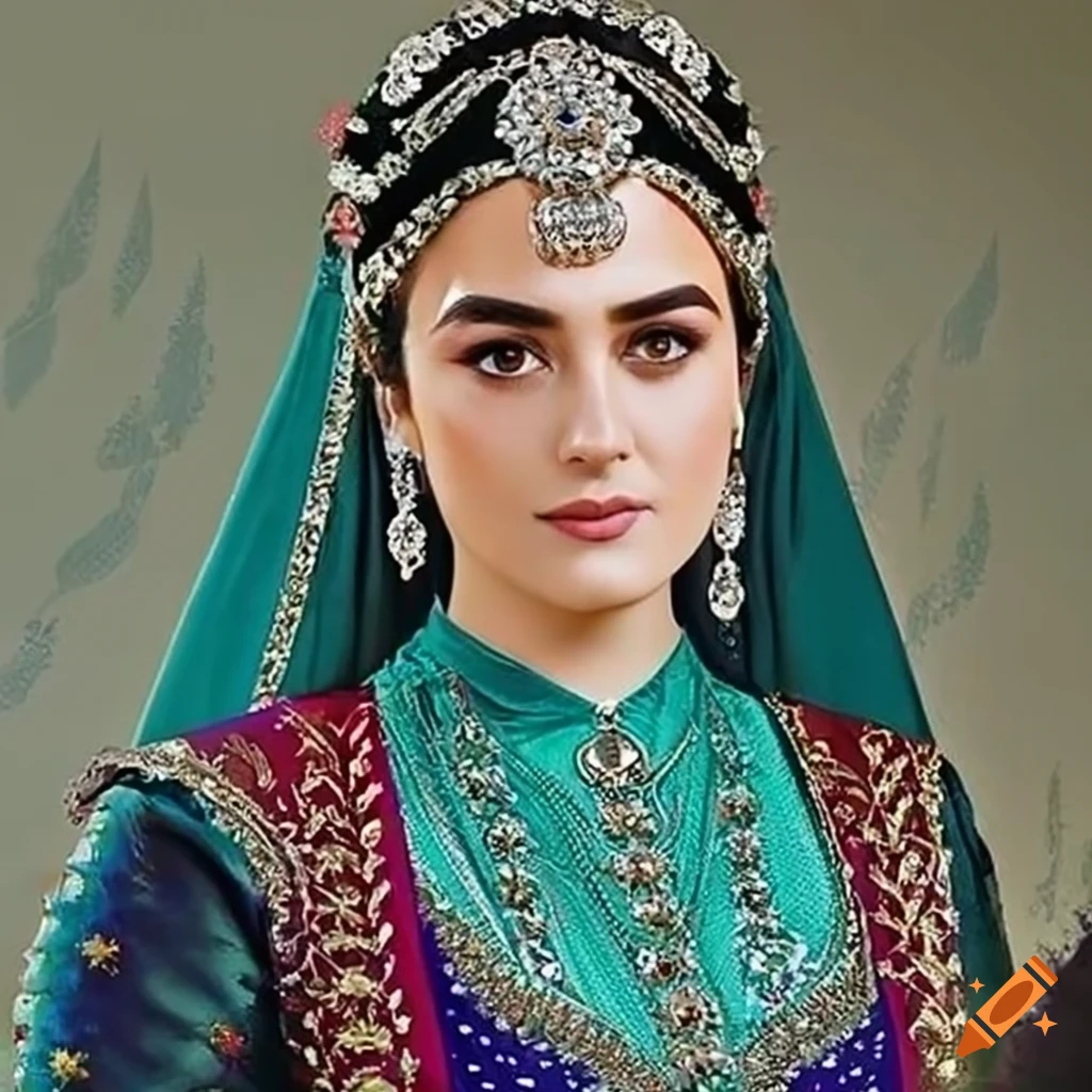 Portrait of halime sultan in ottoman attire on Craiyon