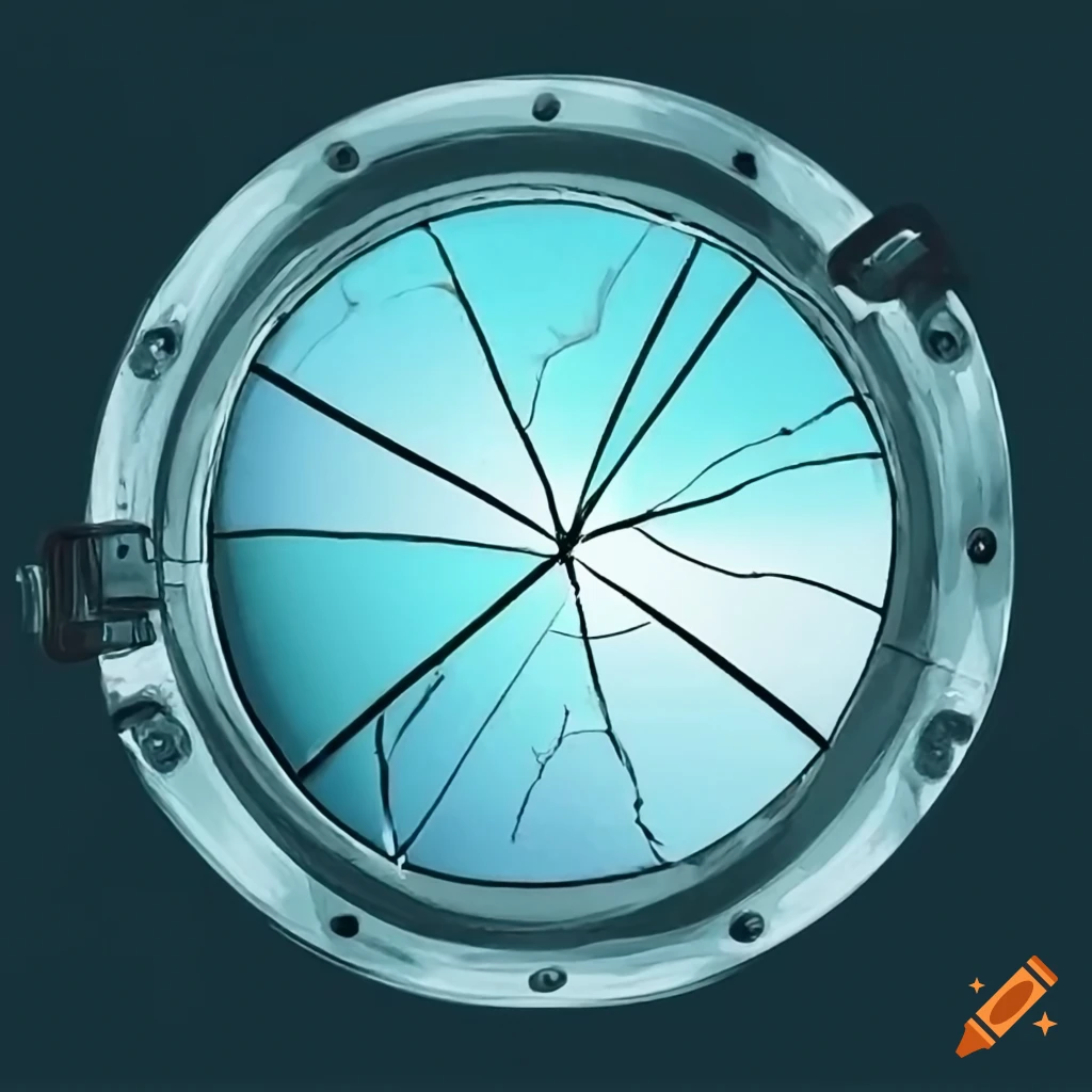 Cracked glass texture on Craiyon