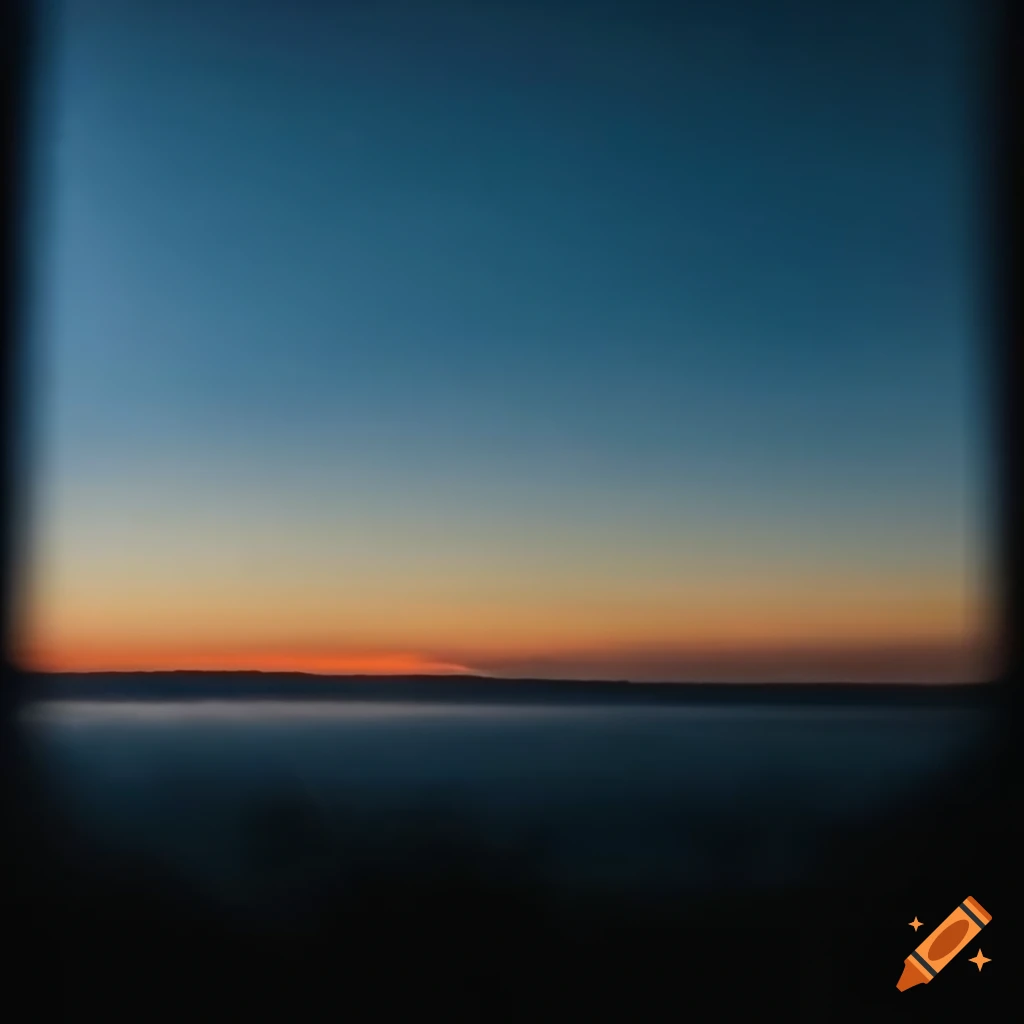 evening sky with mystical creature