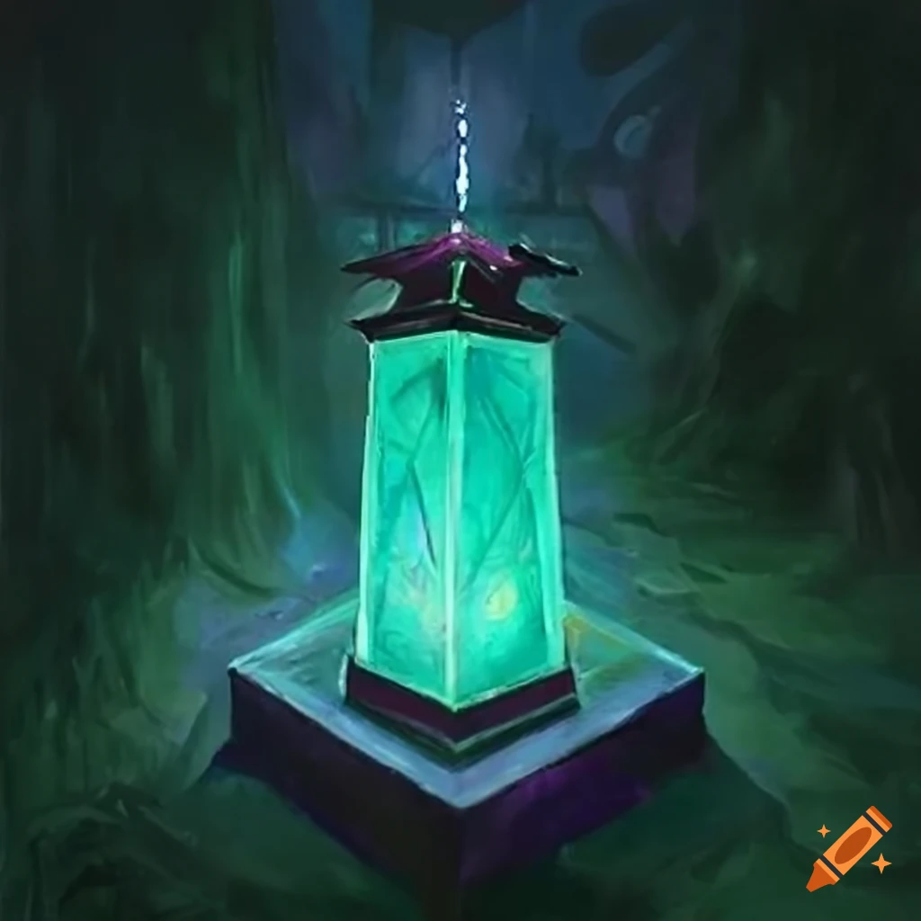 Dark magic lantern artwork