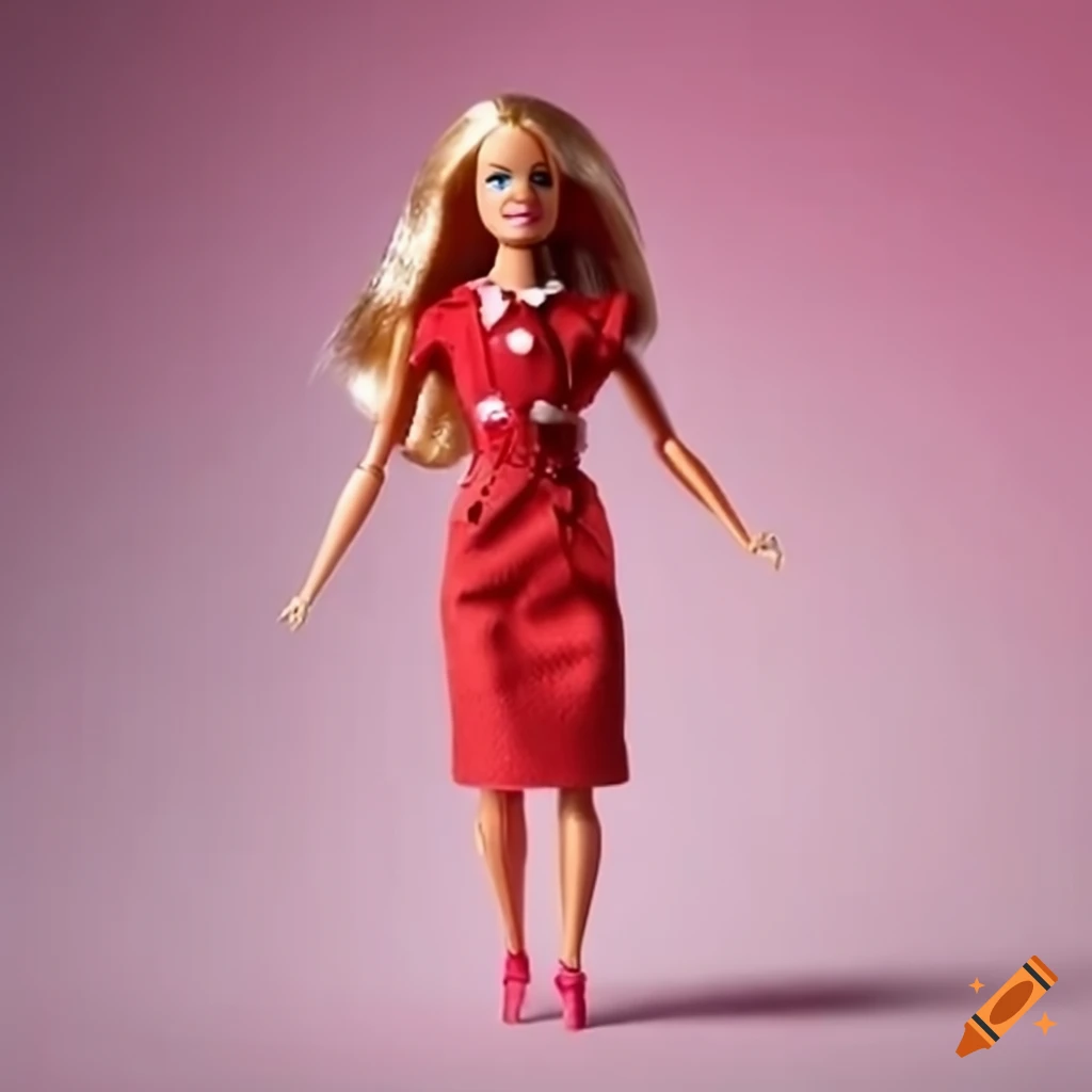 Barbie doll as a red cross volunteer on Craiyon