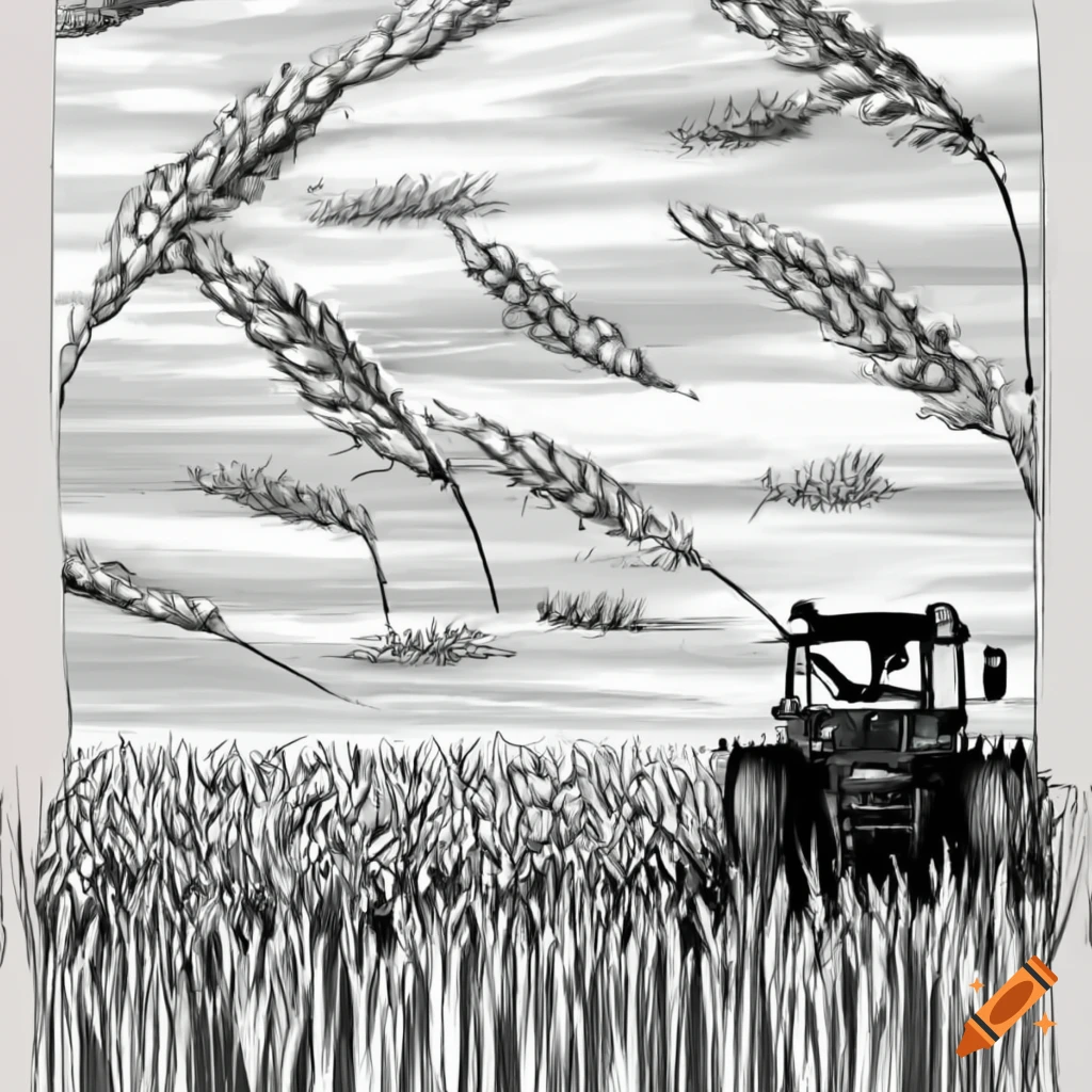 AGRICULTURE GRAIN BINS - Farming, Farm, Farmlife, Engineering, Plein Air,  Drawing, Watercolor, Painting, Sketchbook, Art, Print, Drawn There
