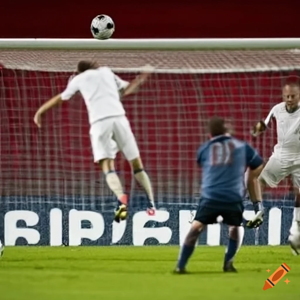 Soccer matches on Craiyon