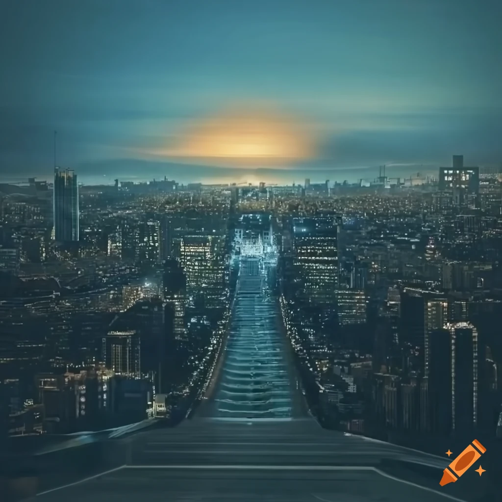 elegant and minimalist cityscape