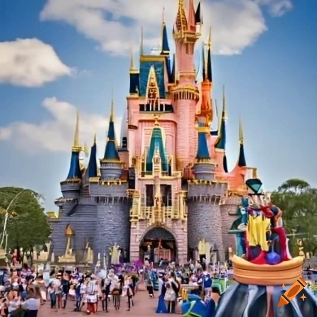 personified Disney fortresses in a business context