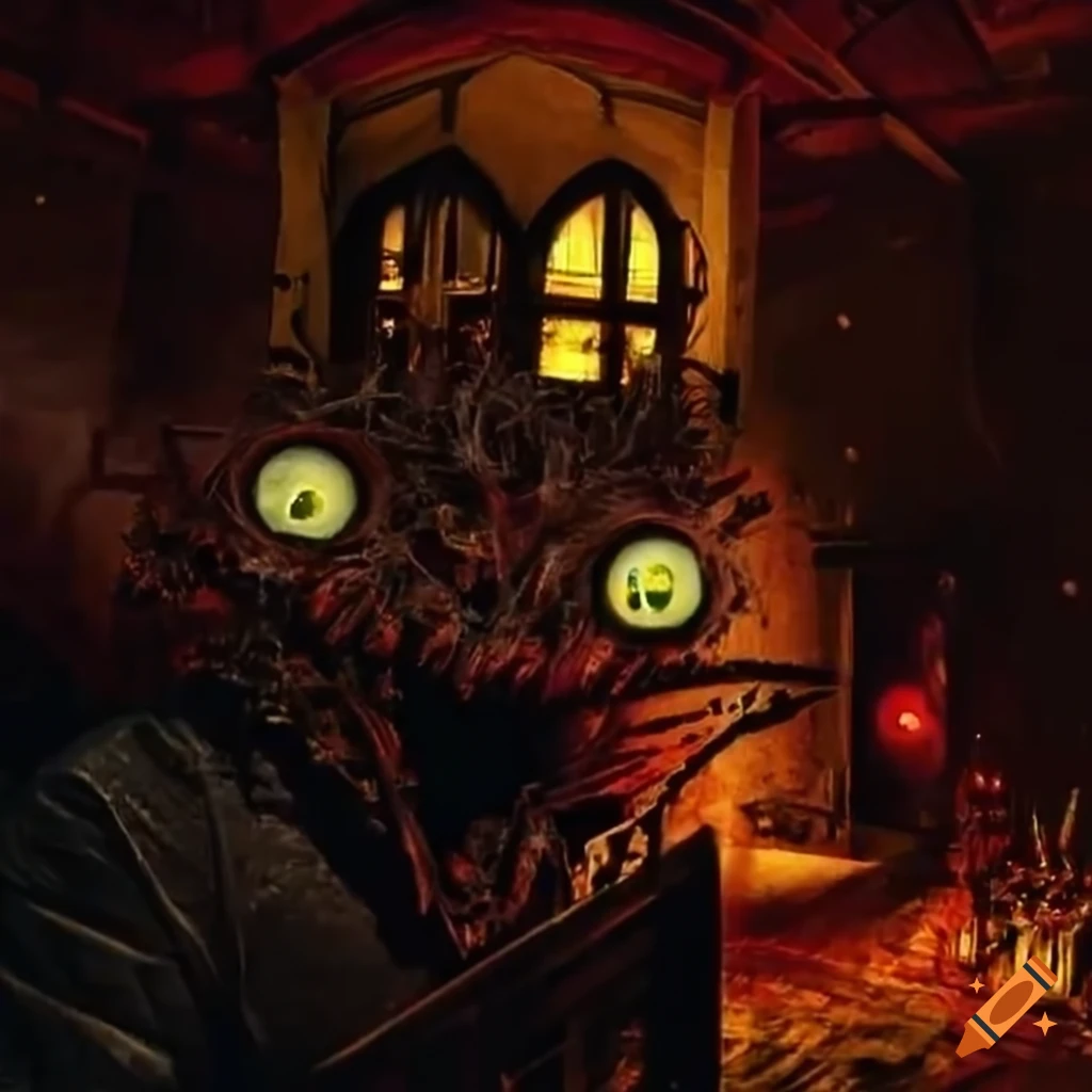 haunted manor dragging a man