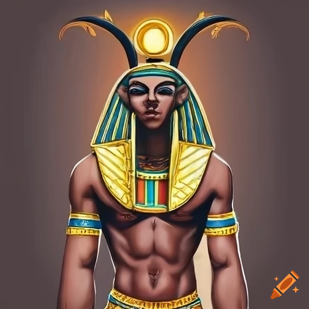 depiction of the Egyptian god Ra