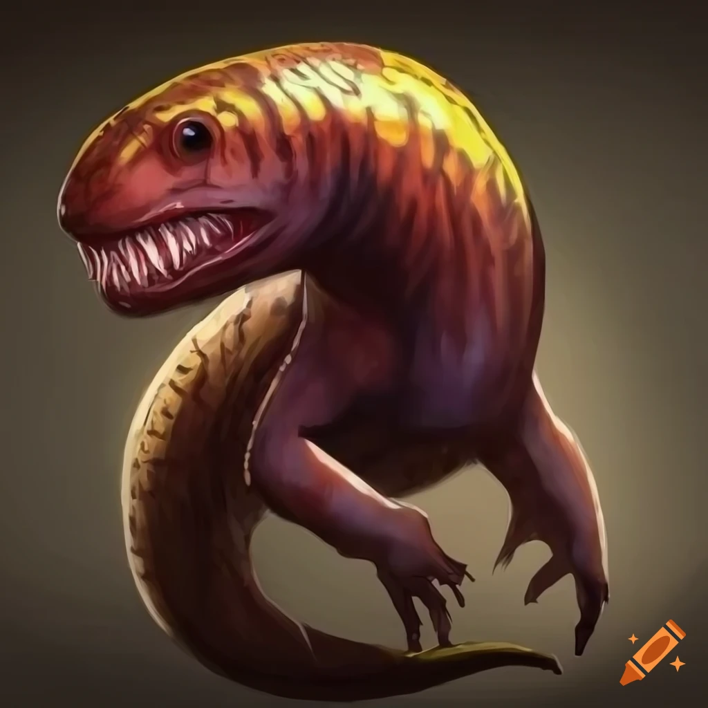 digital painting of a hybrid creature