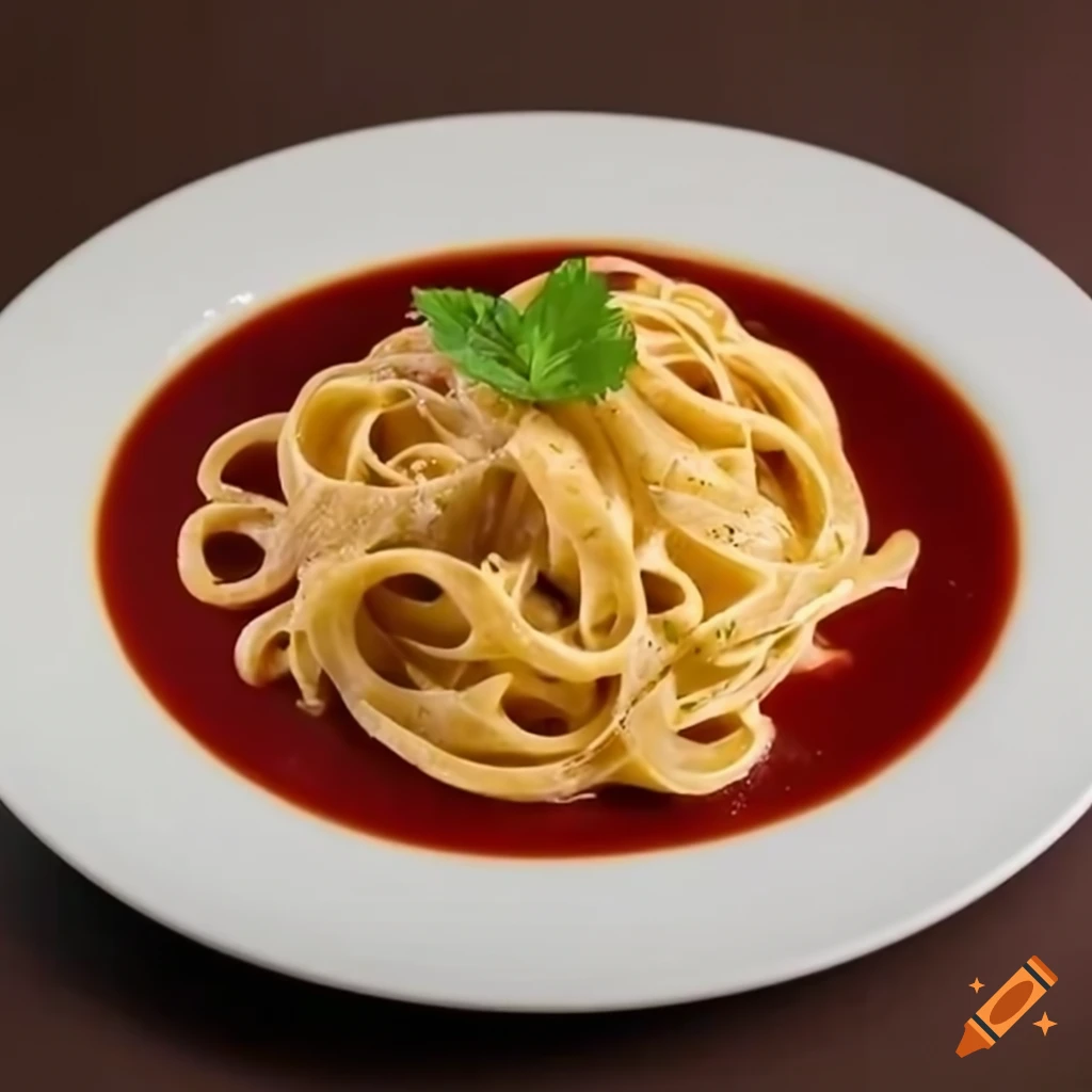 plate of fettuccine with Marzano sauce