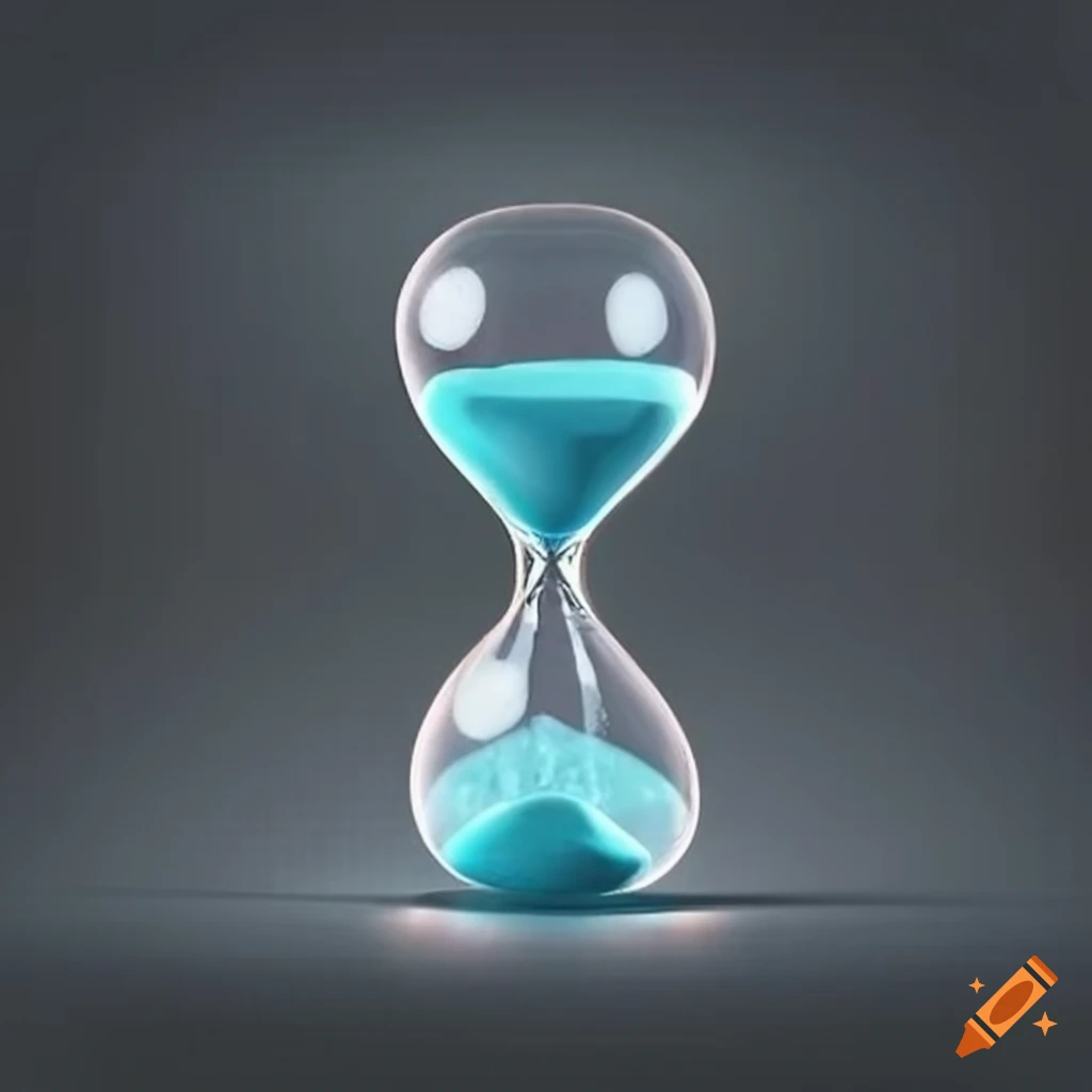 image of an hourglass representing the passage of time