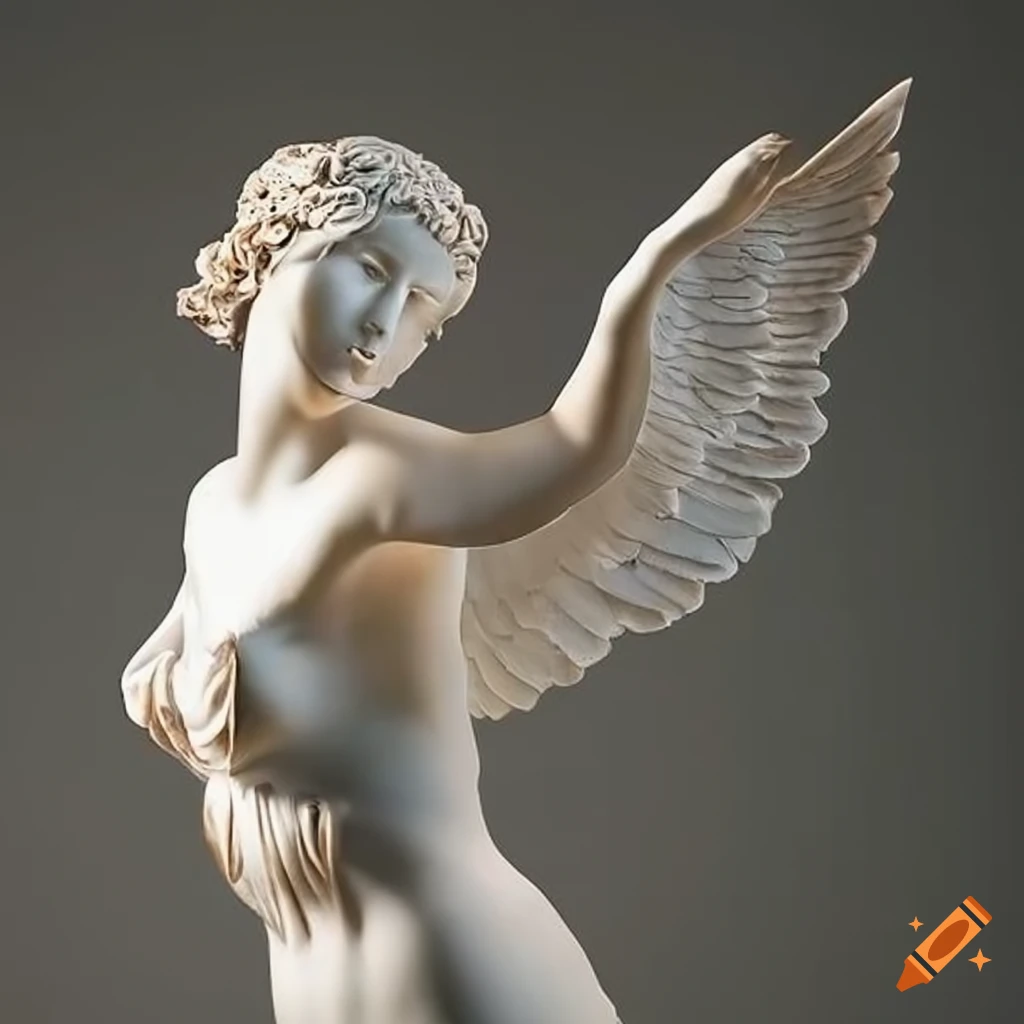 Antonio Canova's sculpture of Proserpina with angel wings