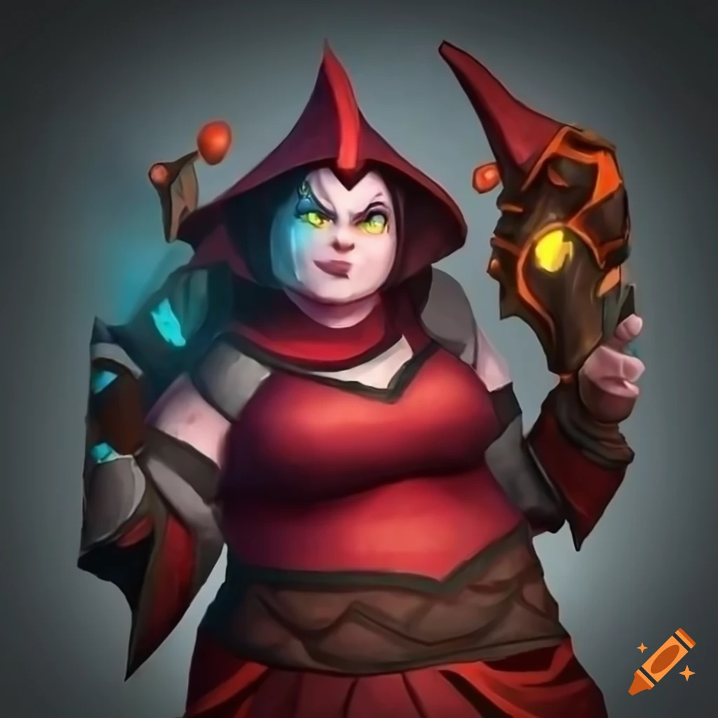 Character Of A Female Warlock From Dota 2 On Craiyon 